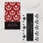 PixDezines firenze damast/diy achtergrond kleur Visitekaartje (Voorkant / Achterkant)