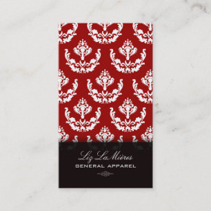 PixDezines firenze damast/diy achtergrond kleur Visitekaartje