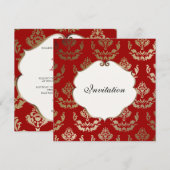 PixDezines Firenze damast Kaart (Voorkant / Achterkant)