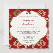 PixDezines Firenze damast Kaart (Achterkant)