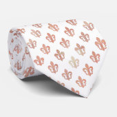 PixDezines fleur de lis/DIY achtergrondkleur Stropdas (Opgerold)