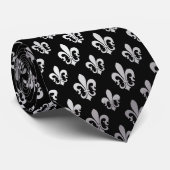 PixDezines fleur de lis/DIY achtergrondkleur Stropdas (Opgerold)