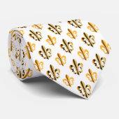 PixDezines fleur de lis/DIY achtergrondkleur Stropdas (Opgerold)