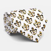 PixDezines fleur de lis/DIY achtergrondkleur Stropdas (Opgerold)