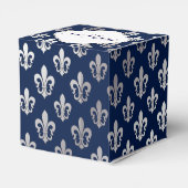 PixDezines fleur de lis silver Bedankdoosjes (Achterkant)