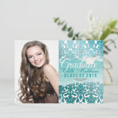 PixDezines flora damask/2014 afstuderen/foto Kaart (Staand voorkant)