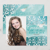 PixDezines flora damask/2014 afstuderen/foto Kaart (Voorkant / Achterkant)