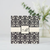 PixDezines Flora Damask/DIY achtergrondkleur! Kaart (Staand voorkant)