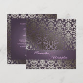 PixDezines flora damask/diy background Kaart (Voorkant / Achterkant)