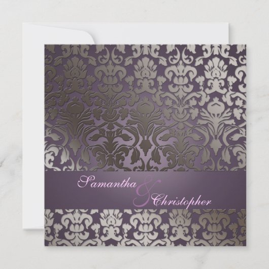 PixDezines flora damask/diy background Kaart (Voorkant)