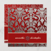 PixDezines Flora Damask Kaart (Voorkant / Achterkant)