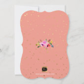 PixDezines Floral Waterverf Cupcakes+Bubble Kaart (Achterkant)