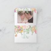 PixDezines Floral Waterverf/Foto bedankt (Binnen)