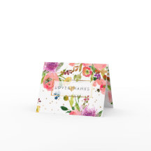 PixDezines Floral Waterverf/Ranunculus/Dank u