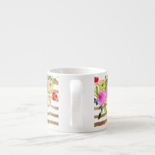 PixDezines floral/waterverf/ranunculus Espresso Kop (Achterkant)