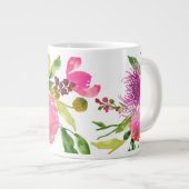 PixDezines floral/waterverf/ranunculus Grote Koffiekop (Voorkant rechts)