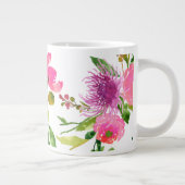 PixDezines floral/waterverf/ranunculus Grote Koffiekop (Rechts)