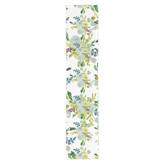 PixDezines floral/waterverf/ranunculus Korte Tafelloper (Voorkant)