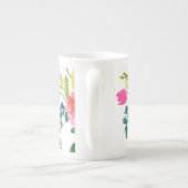 PixDezines floral/waterverf/ranunculus Porselein Kop (Achterkant)