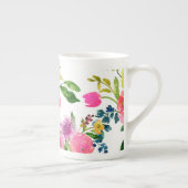 PixDezines floral/waterverf/ranunculus Porselein Kop (Rechts)