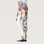 PixDezines Floral Waterverf/Spring Bouquet Leggings (Links)
