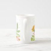 PixDezines Floral/Waterverf/Spring Bouquet Porselein Kop (Achterkant)