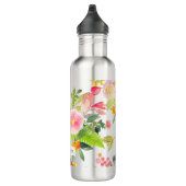 PixDezines Floral Waterverf/Spring Bouquet Waterfles (Rechts)
