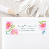 PixDezines Floral Waterverf, tuinbouw Rozen Etiket (Insitu)