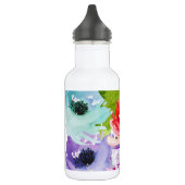 PixDezines Floral/Waterverf/water Roos Waterfles (Links)