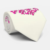 PixDezines Florentius Damask/Cream/DIY Stropdas (Opgerold)