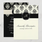 PixDezines Florentius Damask | DIY-kleur, ivoor Kaart (Voorkant / Achterkant)