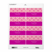 PixDezines Florentius Damask/DIY kleuren Etiket (Full Sheet)