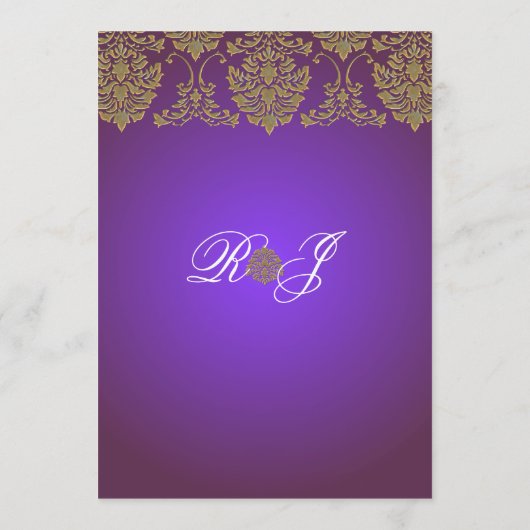PixDezines florentius damask menu/faux gold Menu (Achterkant)