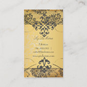 PixDezines  Florentius Damask Visitekaartje (Achterkant)