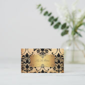 PixDezines  Florentius Damask Visitekaartje (Staand voorkant)