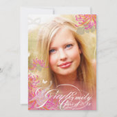 PixDezines Flowers Afstuderen Kaart (Voorkant)