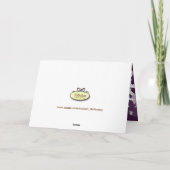 PixDezines Fluttering Door Dankjewel kaarten/DIY k Bedankkaart (Achterkant)