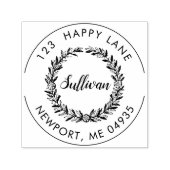 PixDezines Foliage+DIY Script Retouradres Zelfinktende Stempel (Design)