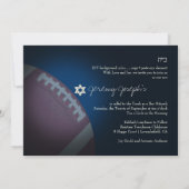 ✡ PixDezines FOOTBALL BAR MITZVAH/DIY COLOR Kaart (Achterkant)
