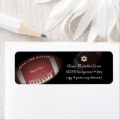 ✡ PixDezines Football Bar Mitzvah Etiket (Insitu)