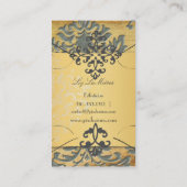 PixDezines Forentius damask/slate Visitekaartje (Achterkant)