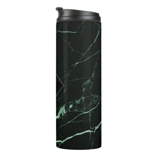 PixDezines FOREST GREEN MARBLE Thermosbeker (Geroteerd rechts)