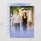 PixDezines foto/bewaar de datum Aankondigingskaart (Voorkant / Achterkant)