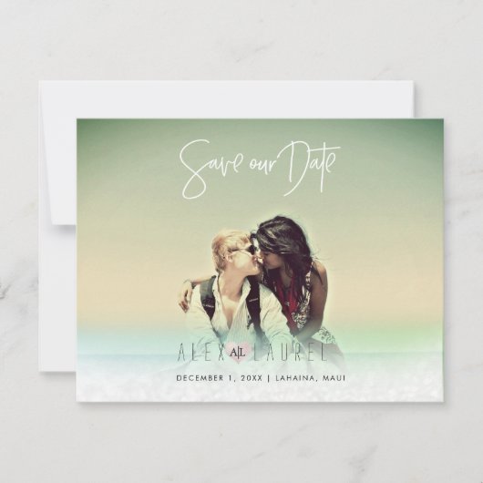 PixDezines Foto Opslaan onze datum (Voorkant)