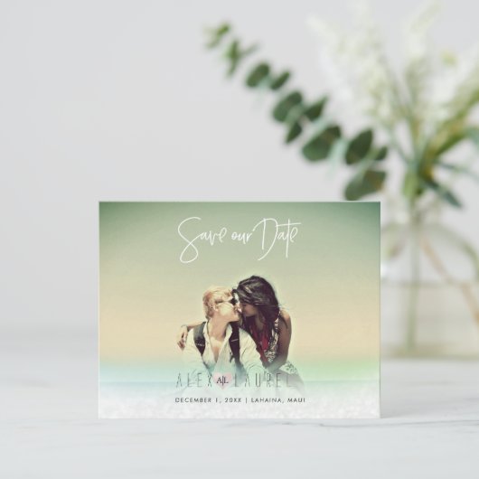 PixDezines Foto Opslaan onze datum (Staand voorkant)