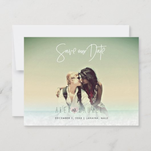 PixDezines Foto Opslaan onze datum (Voorkant)