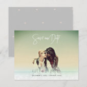 PixDezines Foto Opslaan onze datum (Voorkant / Achterkant)