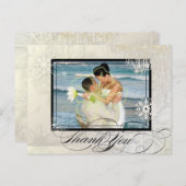 PixDezines foto sneeuwvlokken + kroonluchter / doe Briefkaart (Voorkant / Achterkant)