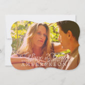 PixDezines foto sparen datum/sunburst bekleding Save The Date (Voorkant)