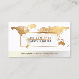 PixDezines gaan over een wereldwijde of faux goudk Visitekaartje